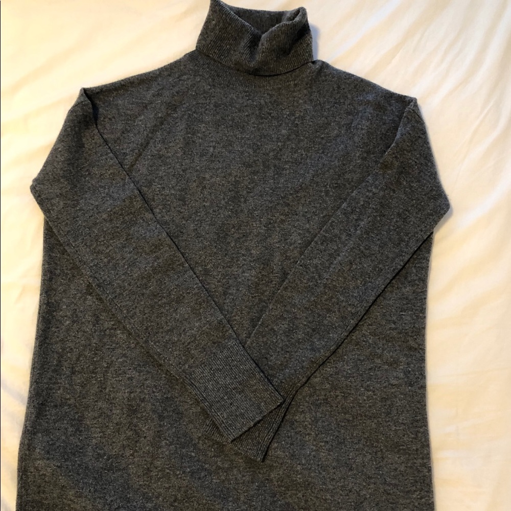 NWOT Everlane Gray Cashmere Sweater Dress XS
